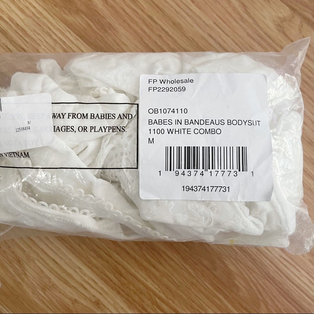 NWT Free People Velvet & Lace Bandeau Bodysuit - Picture 7 of 7